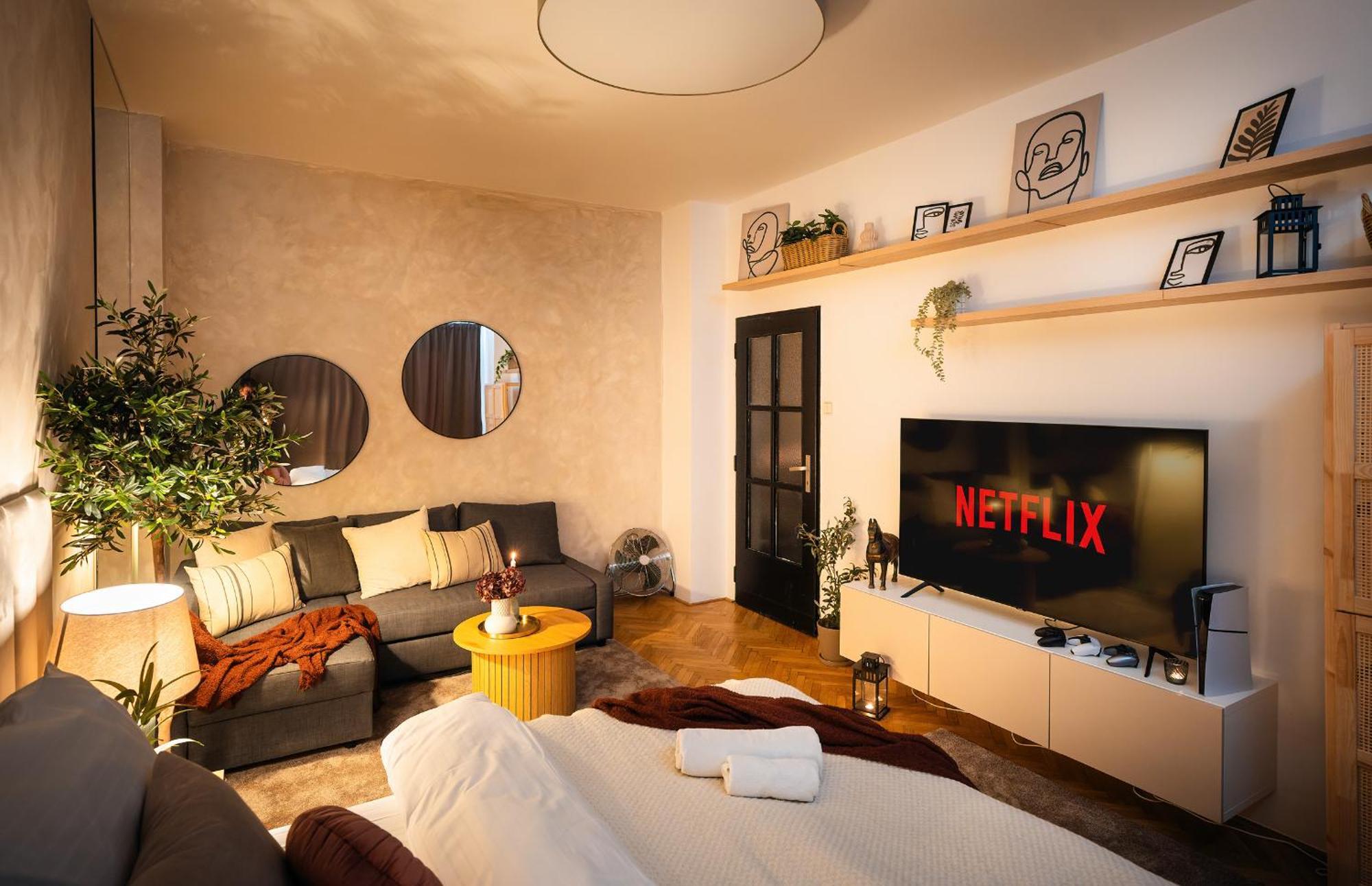 2Br 1,5Bath Chic City Suite Near Wenceslas Square Praga Esterno foto