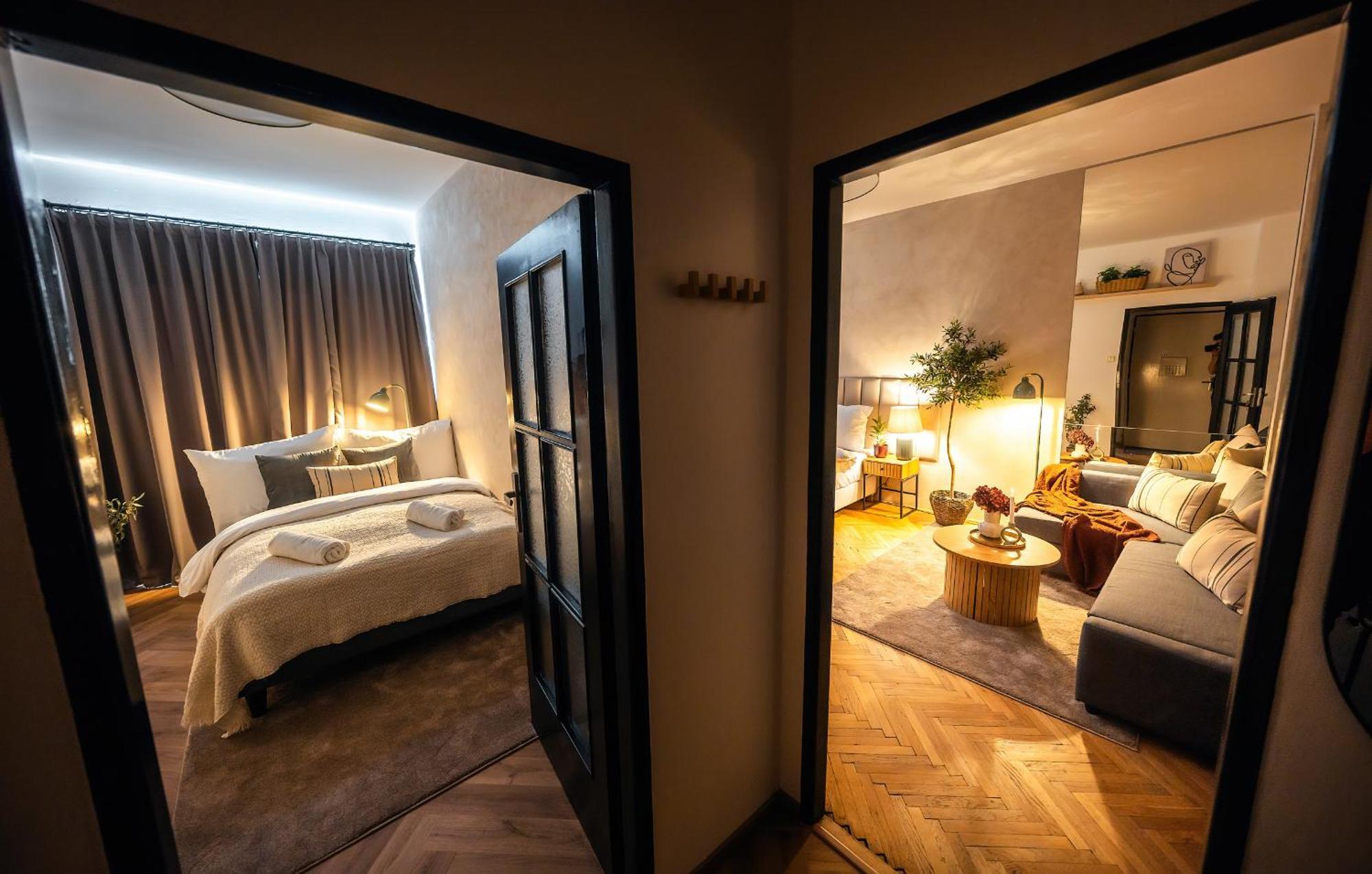2Br 1,5Bath Chic City Suite Near Wenceslas Square Praga Esterno foto