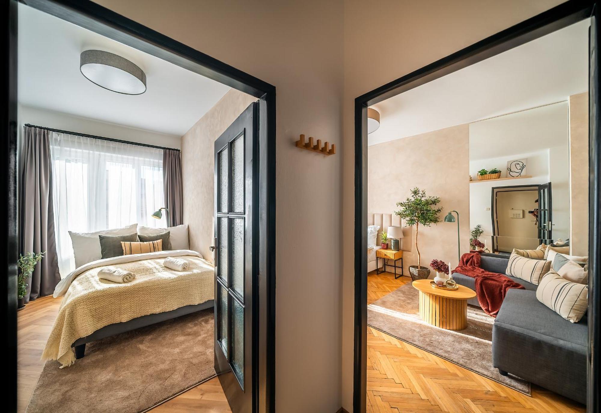 2Br 1,5Bath Chic City Suite Near Wenceslas Square Praga Esterno foto